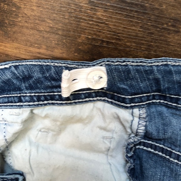 Circo Girls Denim Jean Shorts, Size Medium 7-8, 5 pocket, adjustable waist - Picture 4 of 7